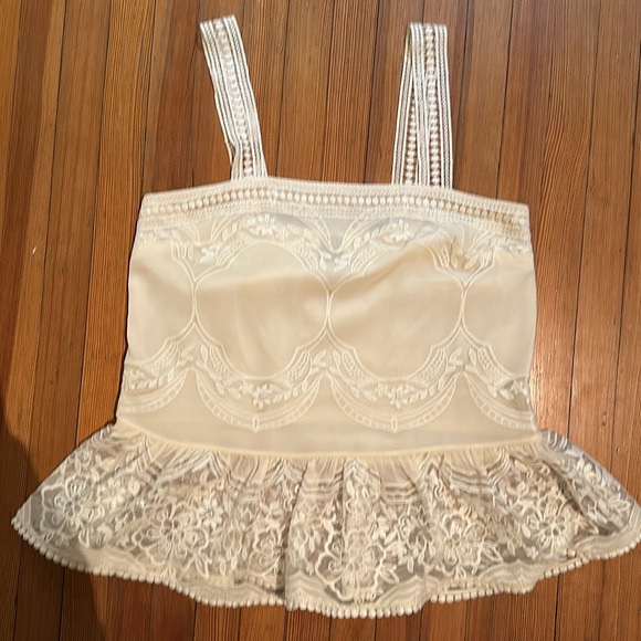 Anna Sui for Anthropologie Lace peplum top (m) - Picture 6 of 6